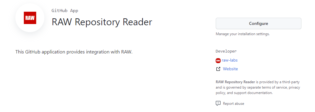 RAW GitHub Repository Reader App