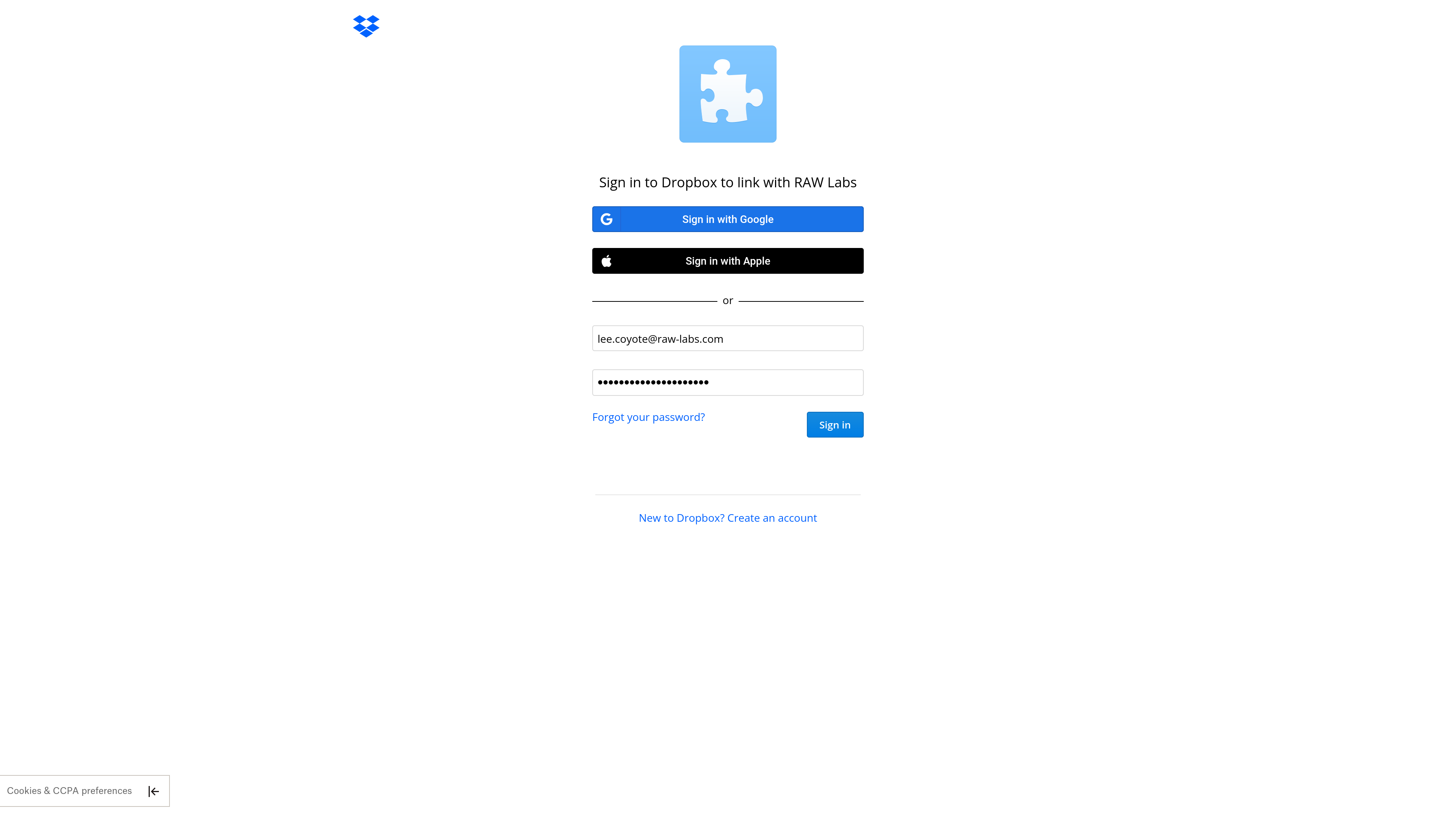 Dropbox Login