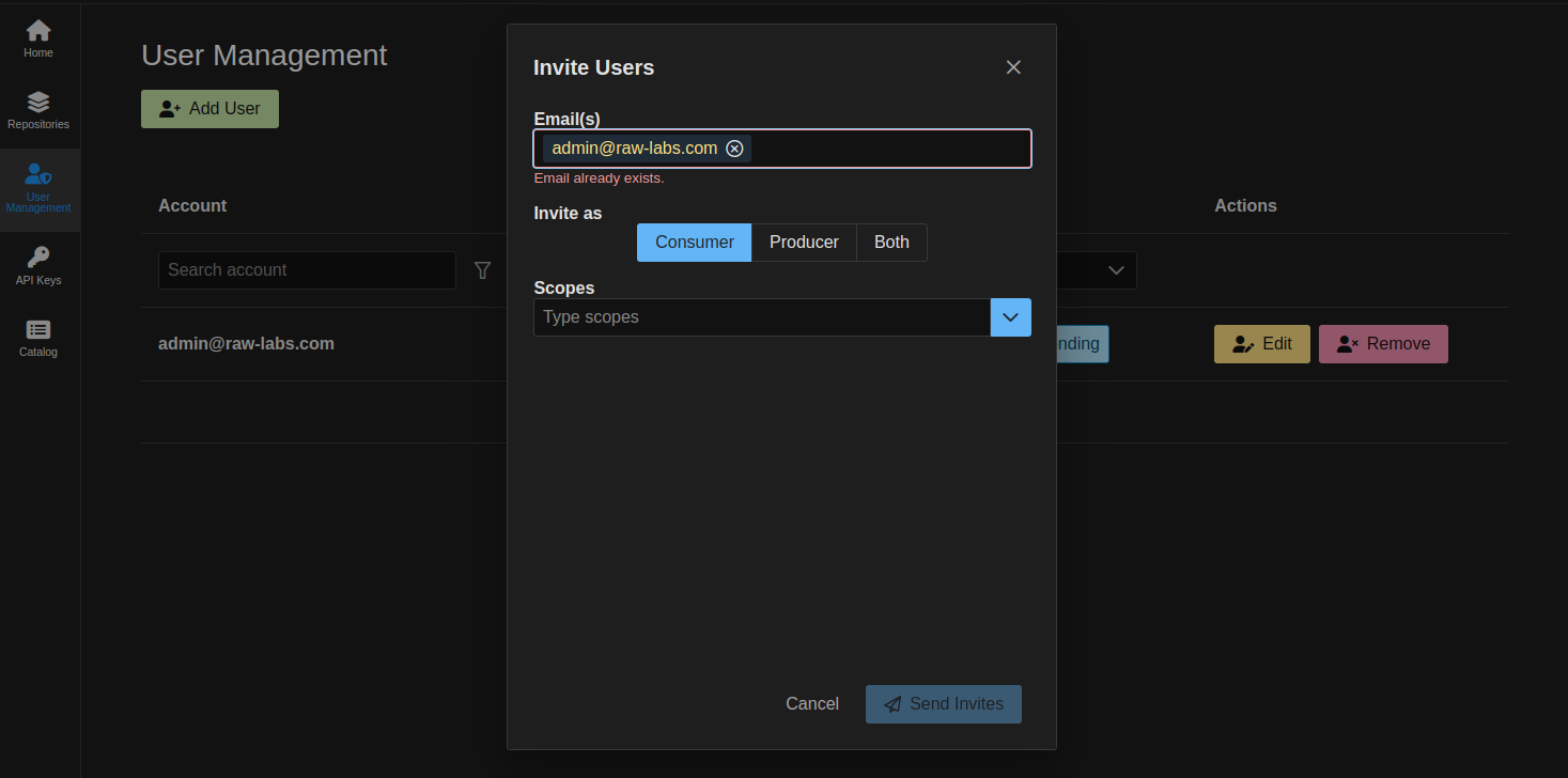 RAW_Labs user-management
